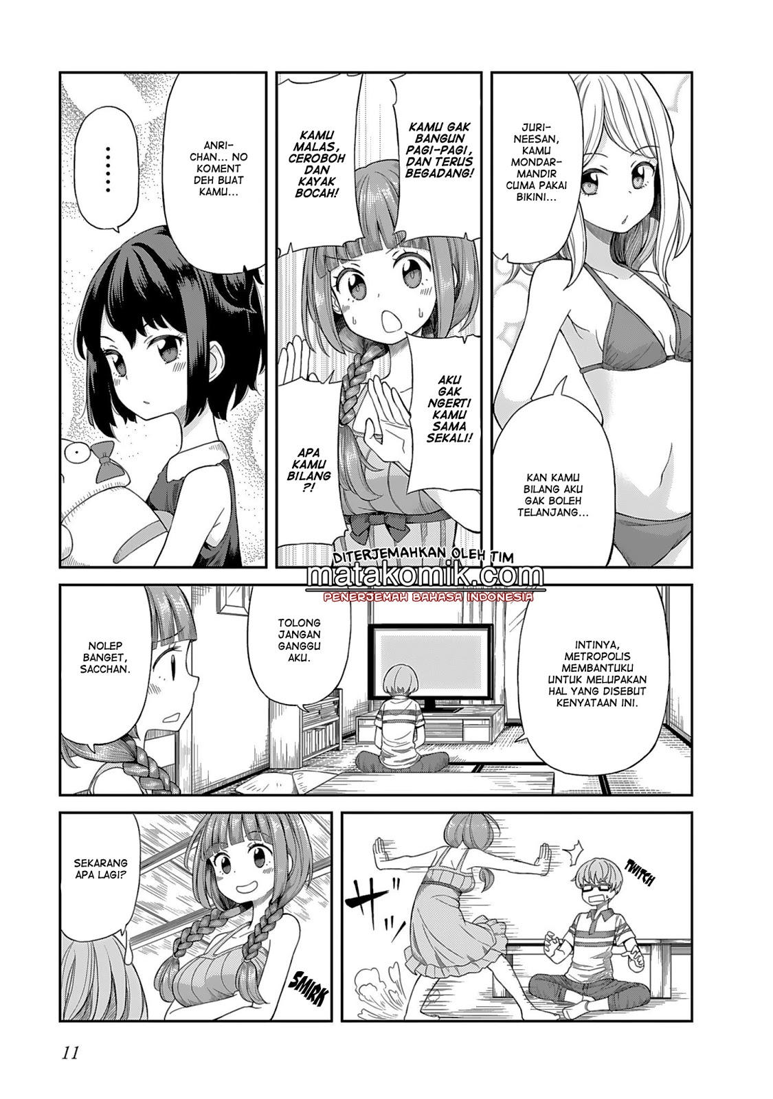 Hinomoto-san Chi no 3-shimai Chapter 01 Gambar 8